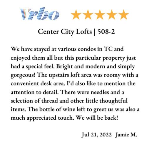 Center City Lofts 508 Unit 2 Close to Downtown and the TART Trail